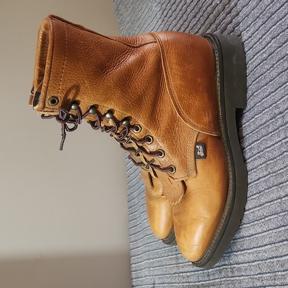 Justin Conductor leather work boots - Picture 1 of 9